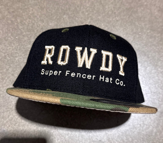 Rowdy black & camo - kids