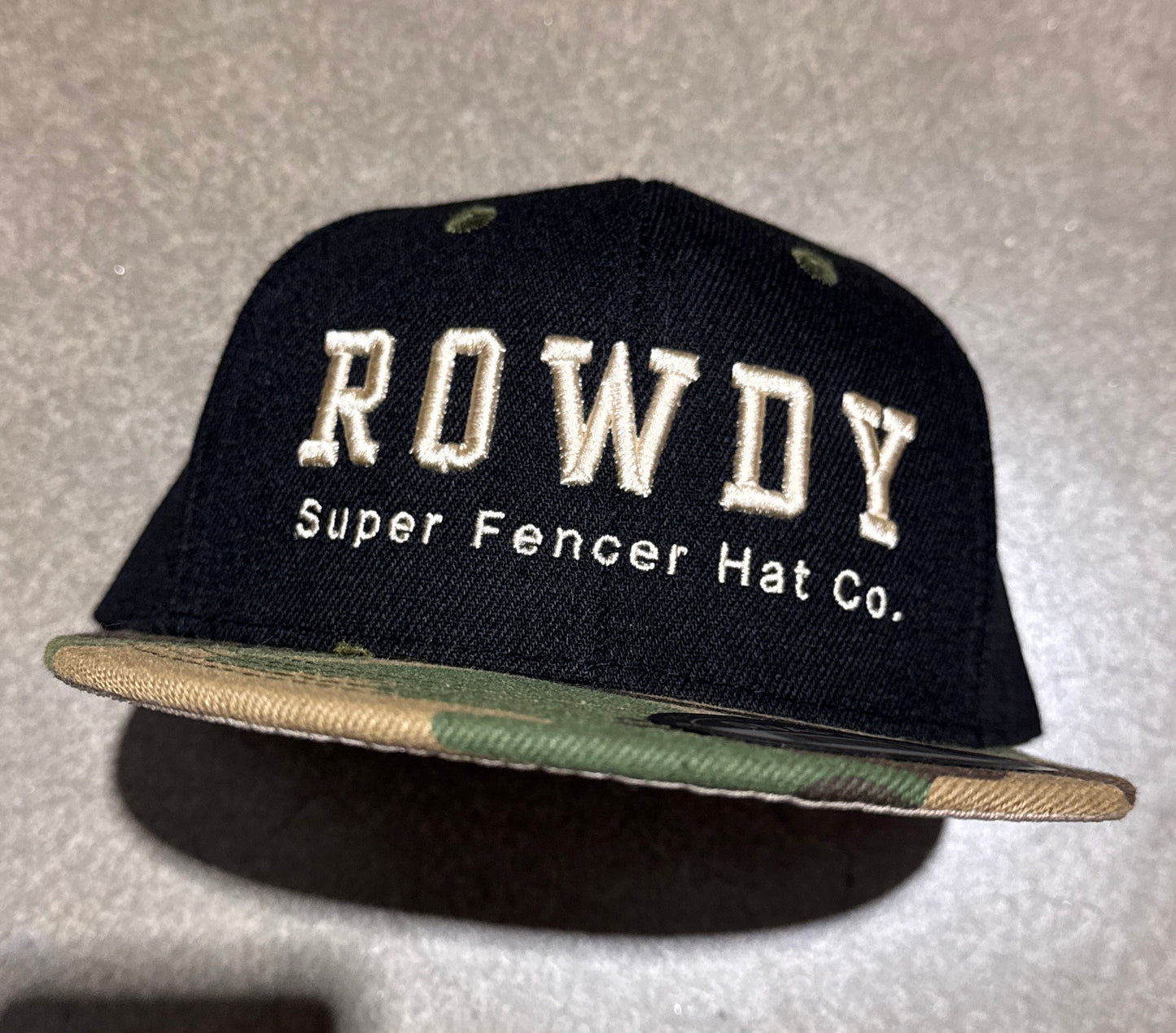 Rowdy black & camo - kids