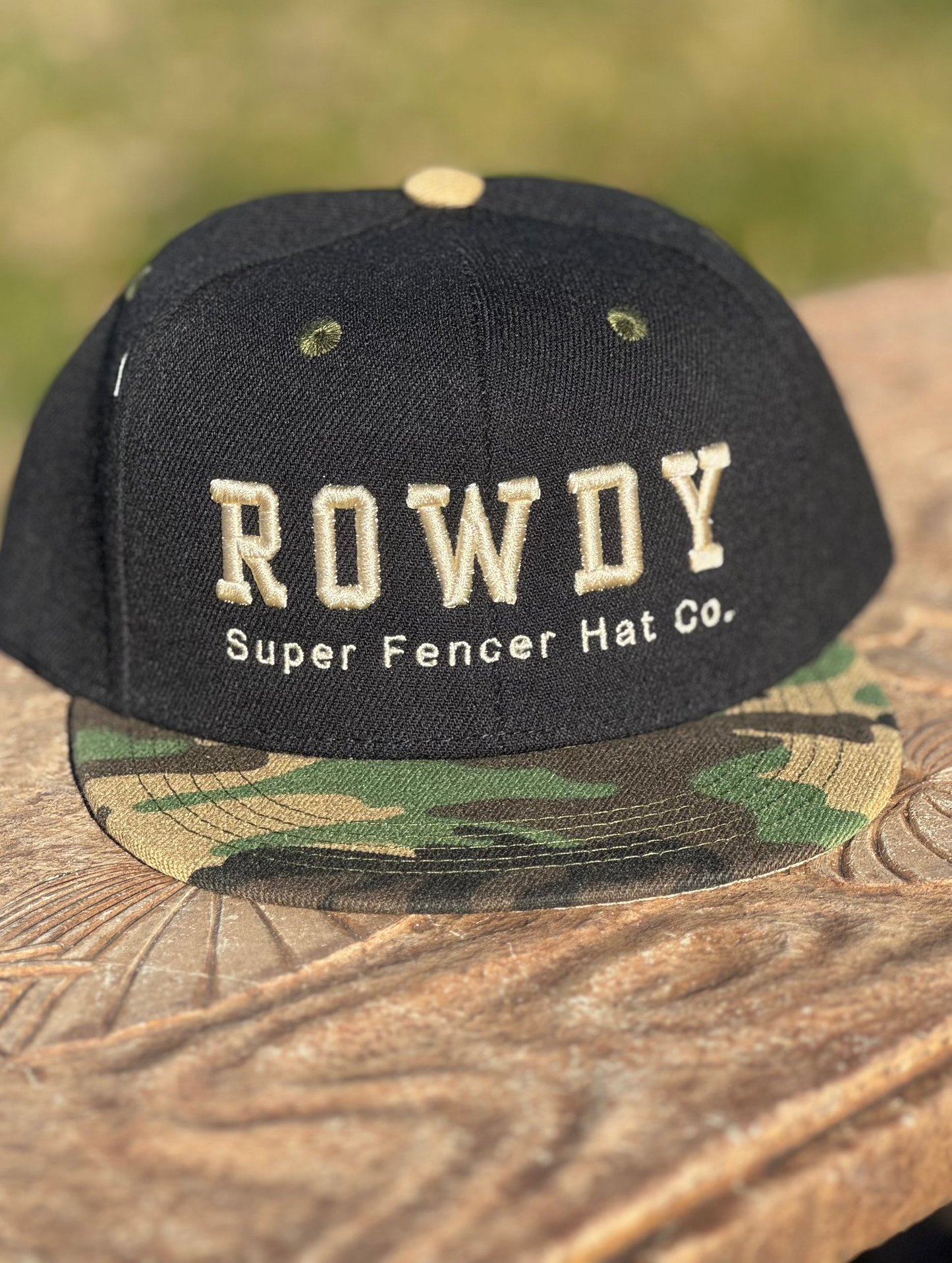 Rowdy black & camo - kids
